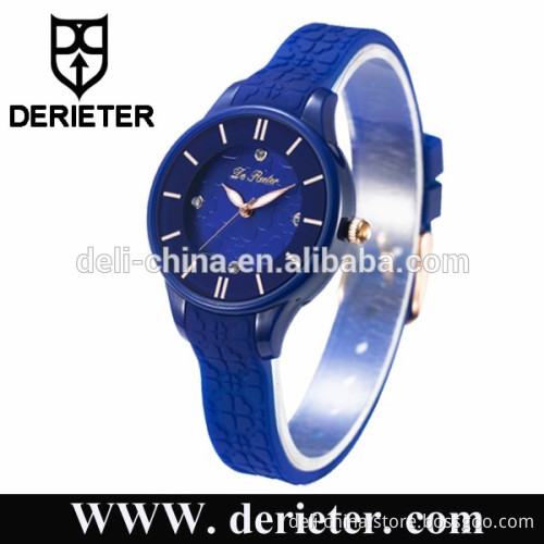 OEM Water Resistant Watch in Stock Women Silicone Strap